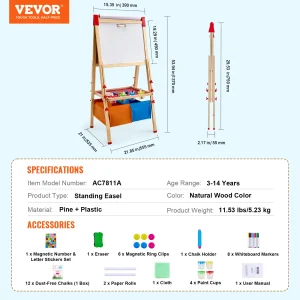 Children Magnetic Drawing Easel/Board Educational
