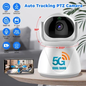 5G Indoor Wifi Camera HD 360°