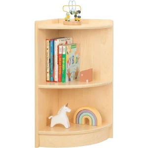 Wood Corner Montessori Shelf