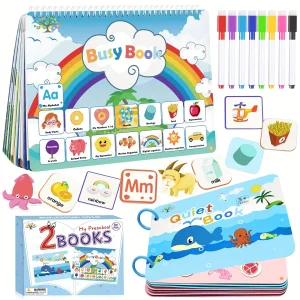 2 sets of Montessori Busy books