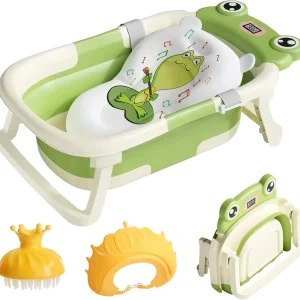 Baby Bath Tub with Bath Cushion